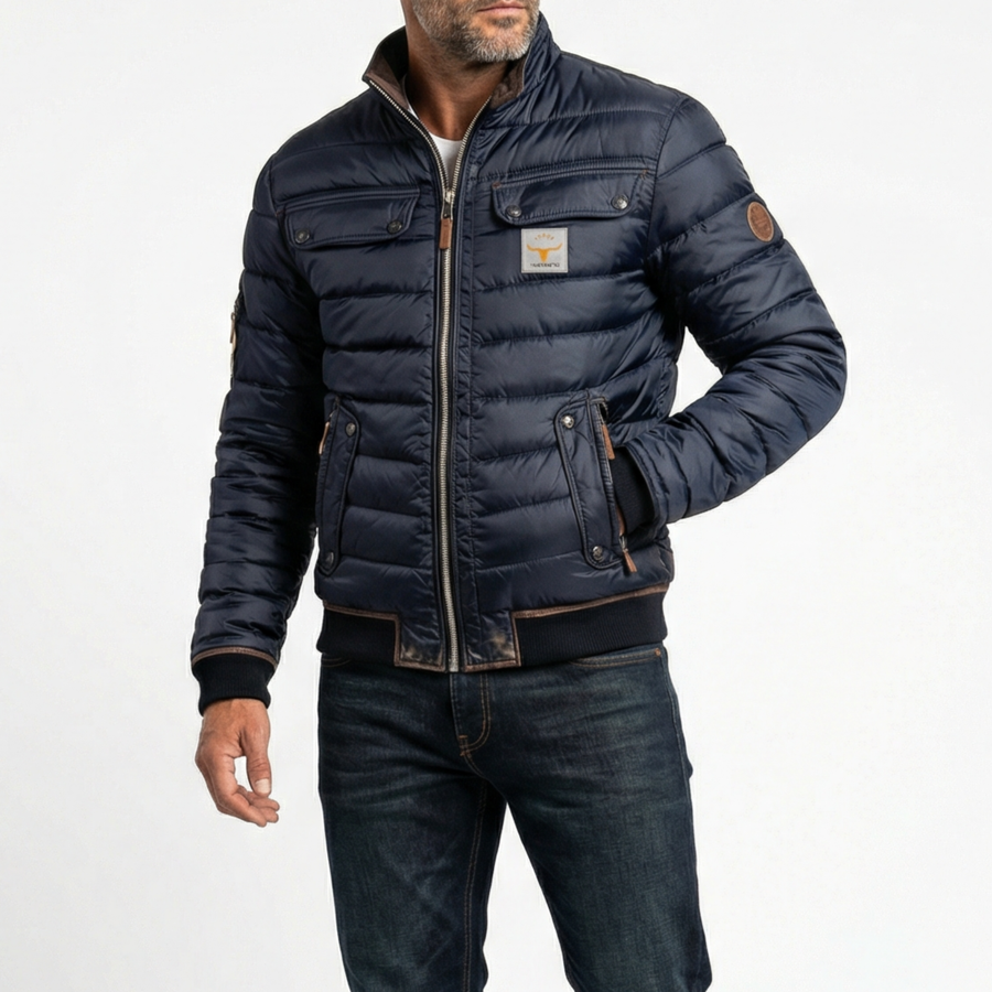 Milan | Vintage Steppjacke Herren Bomberjacke