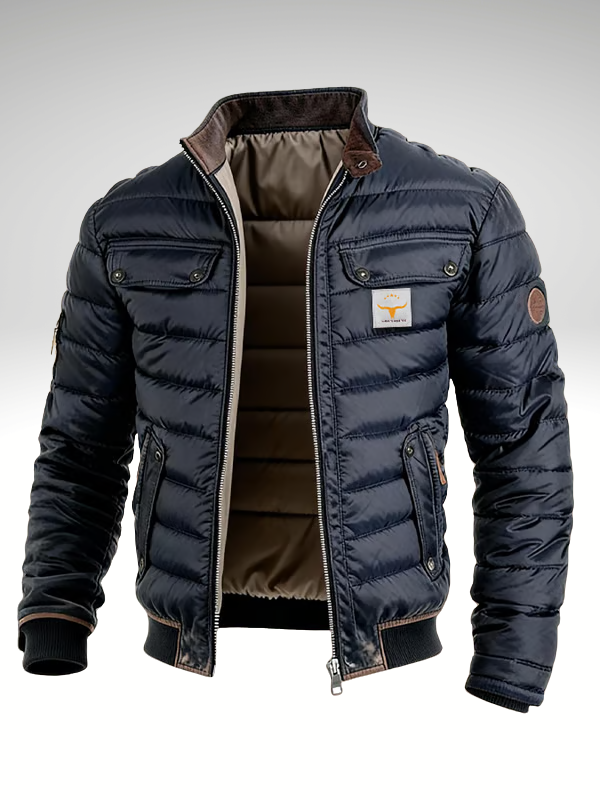 Milan | Vintage Steppjacke Herren Bomberjacke